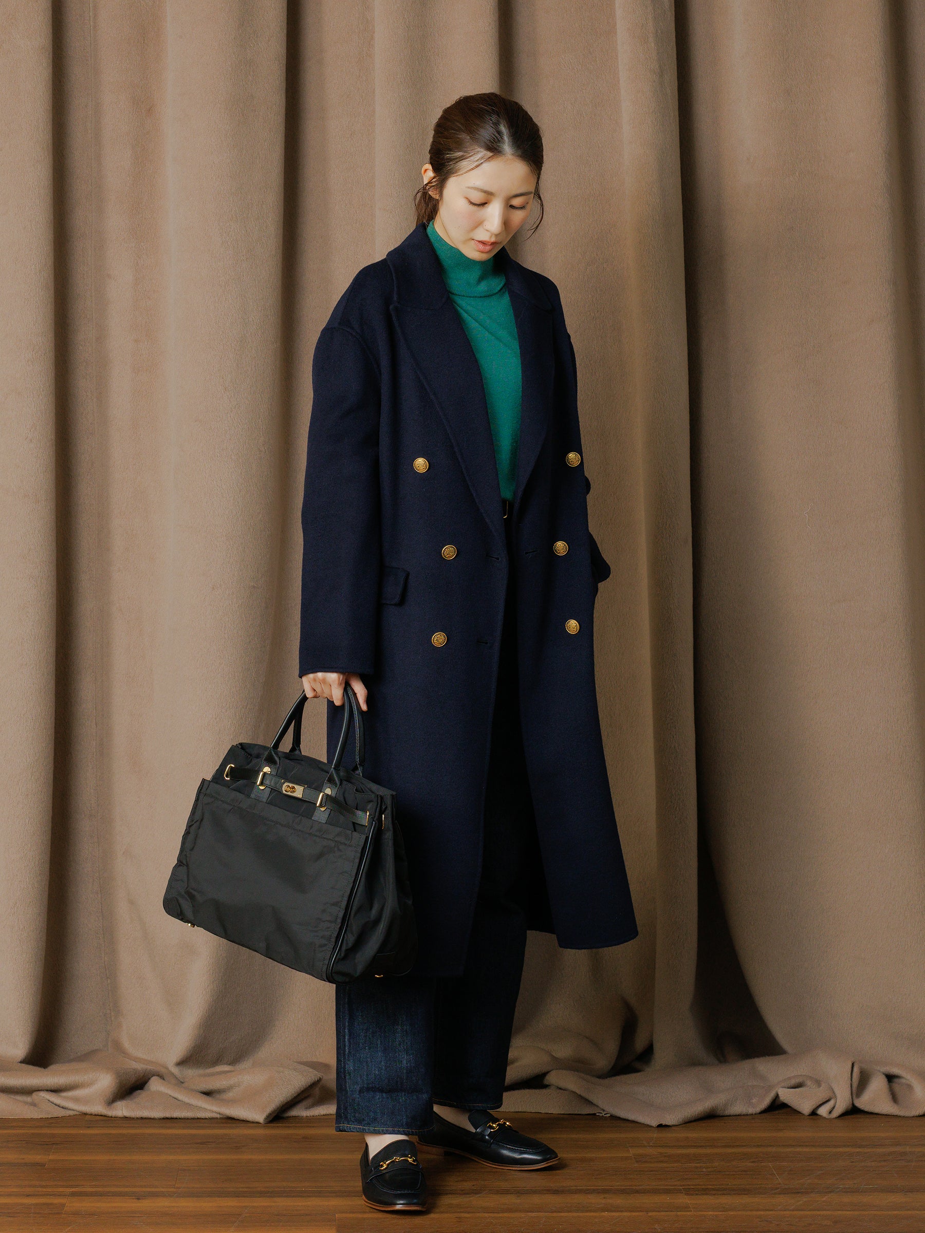 【予約販売】 PL BELTED TOTE L (Black)