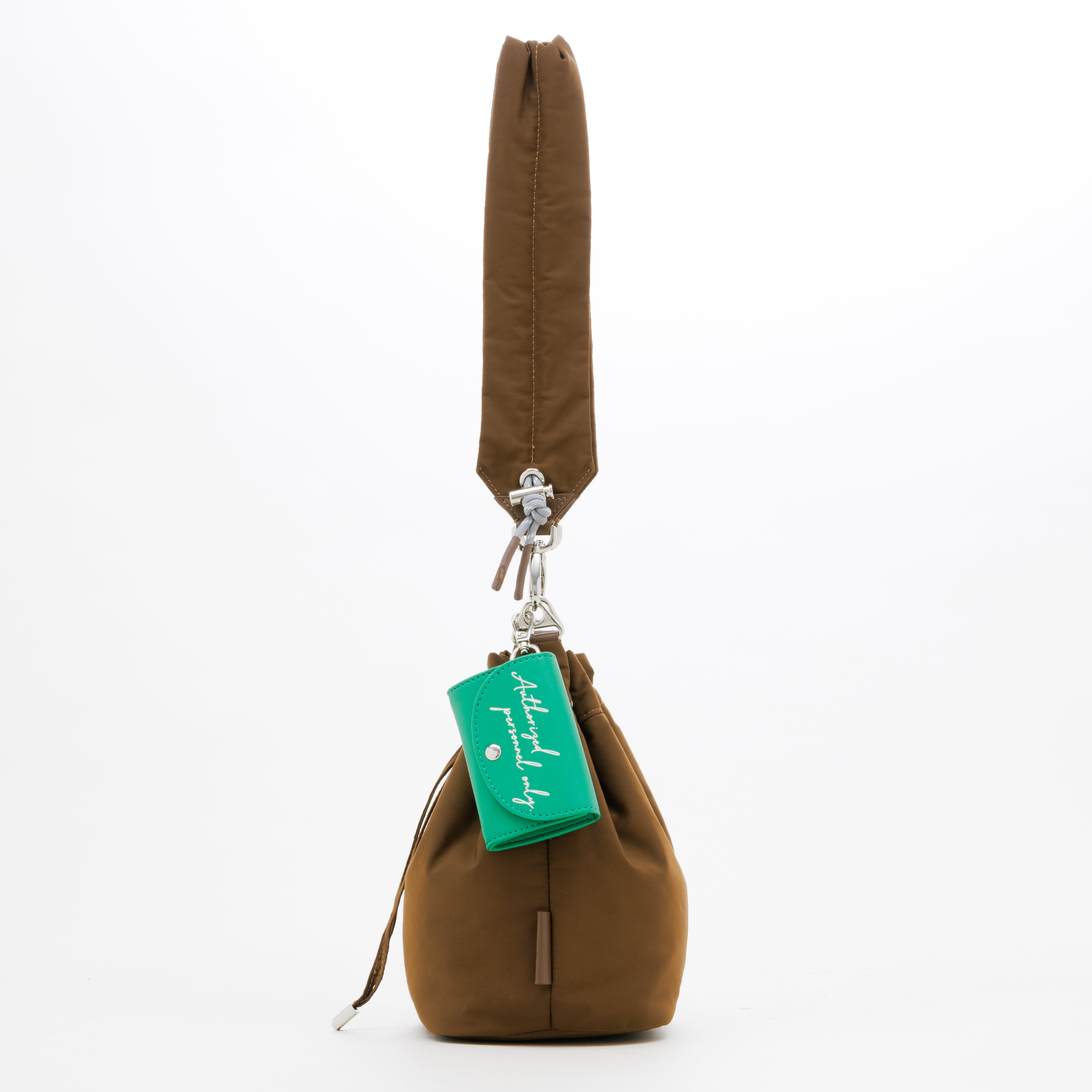 【予約販売】PL GATHER STRAP HANDBAG (Brown)