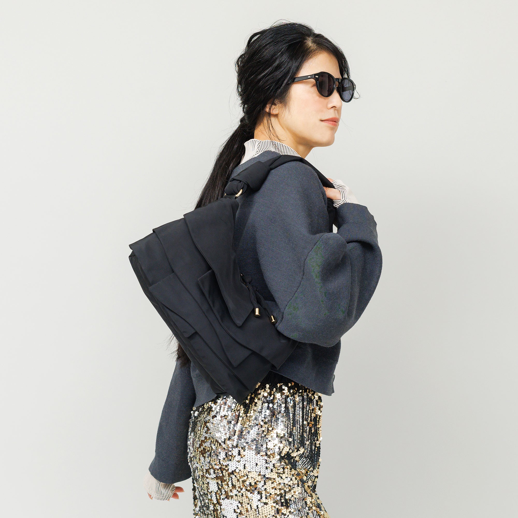 【予約販売】PL FRILLS HANDBAG (Ecru Beige)