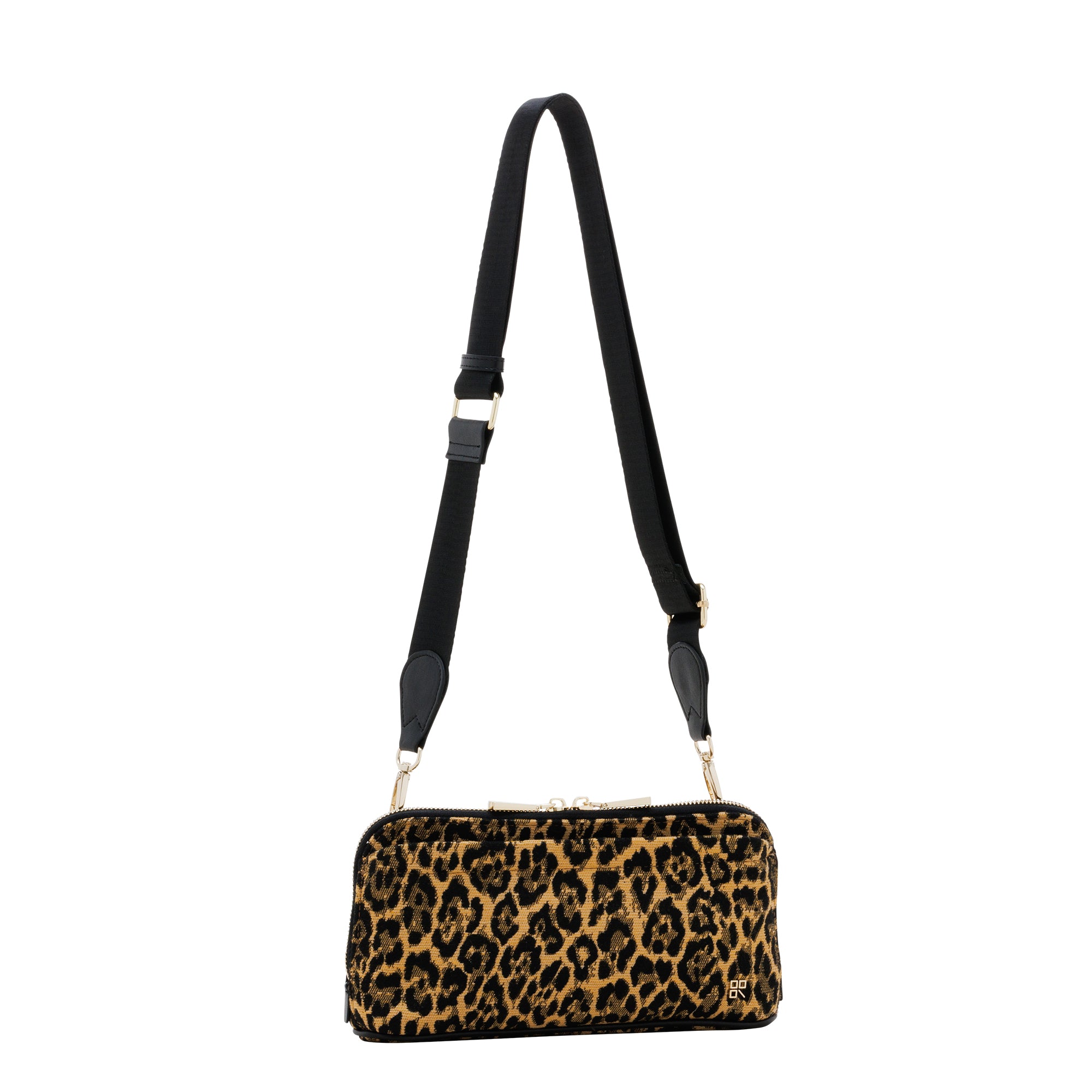 【予約販売】JQ TRAVEL CROSSBODY (Camel Leopard)