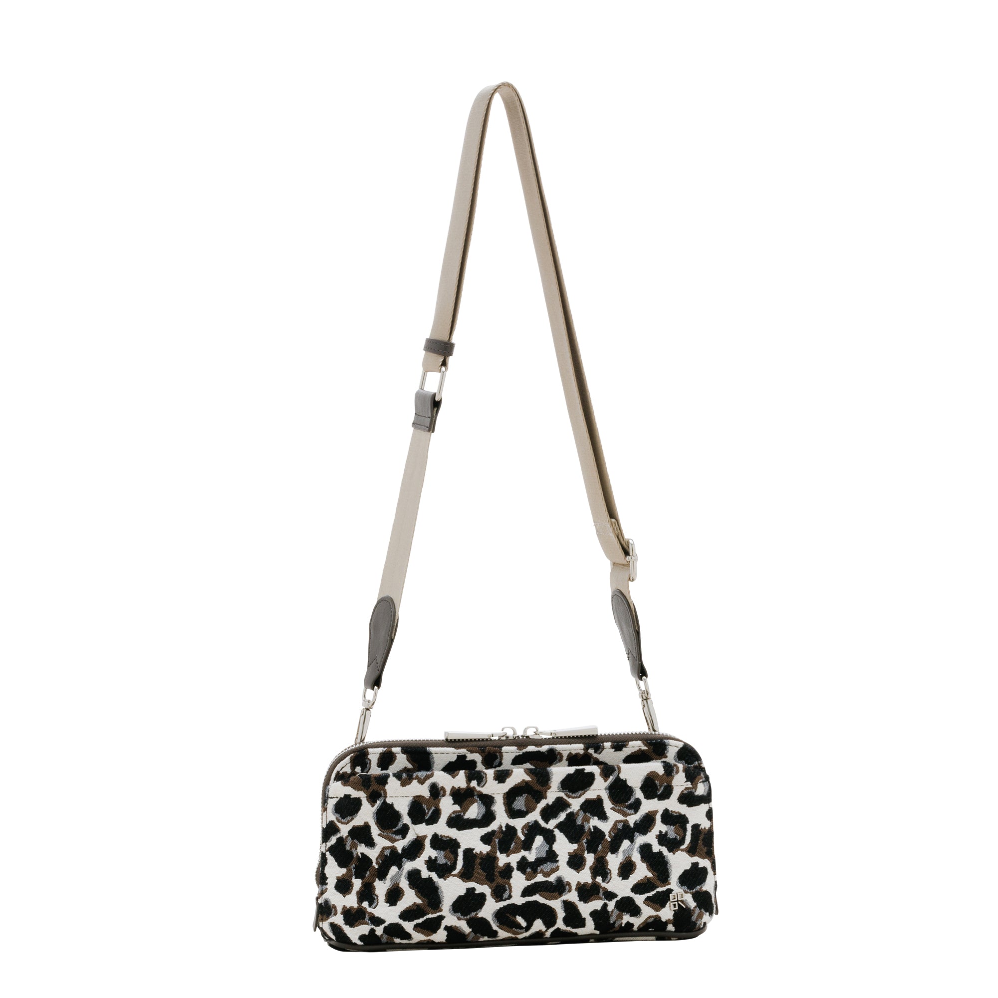 【予約販売】JQ TRAVEL CROSSBODY (Camel Leopard)