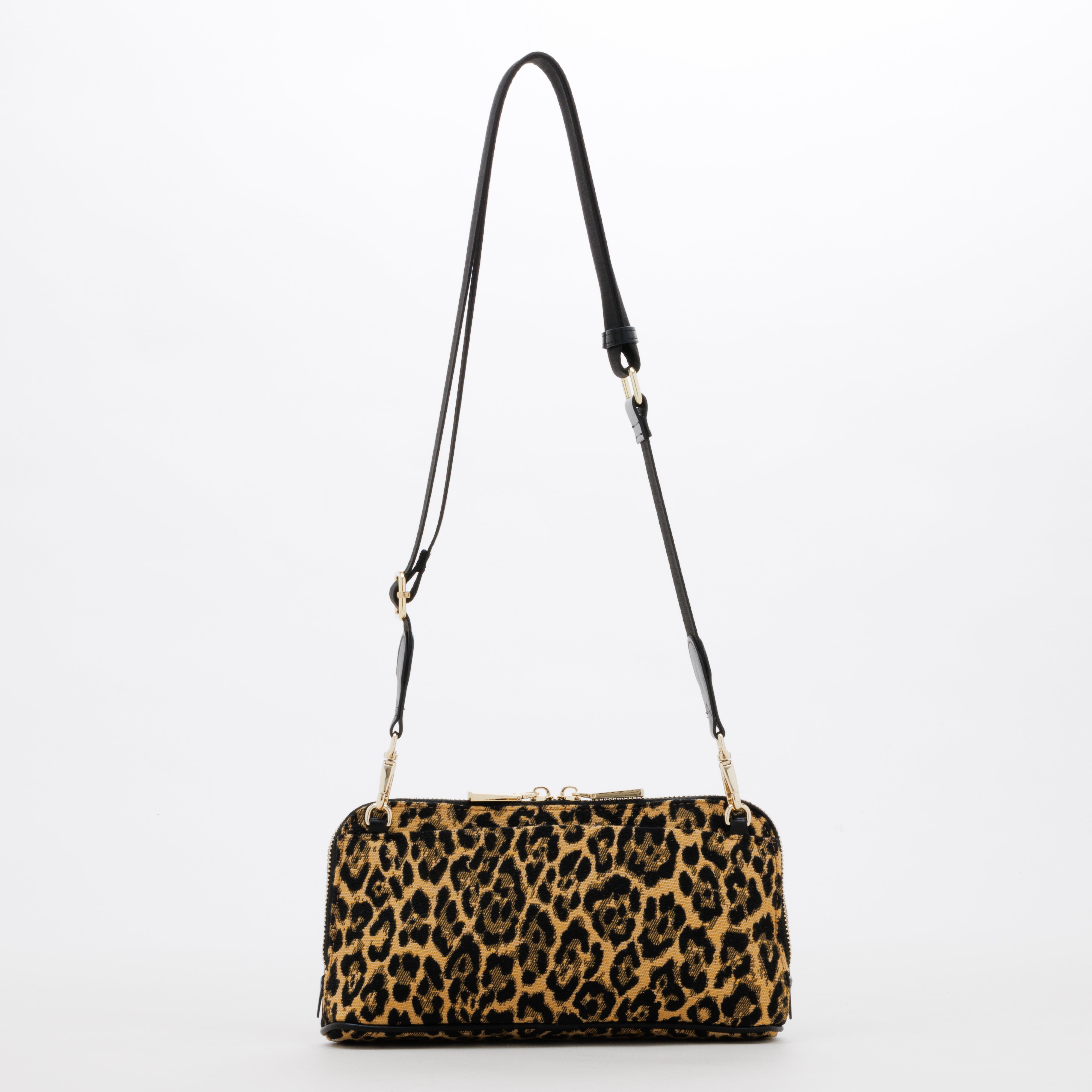 【予約販売】JQ TRAVEL CROSSBODY (Camel Leopard)