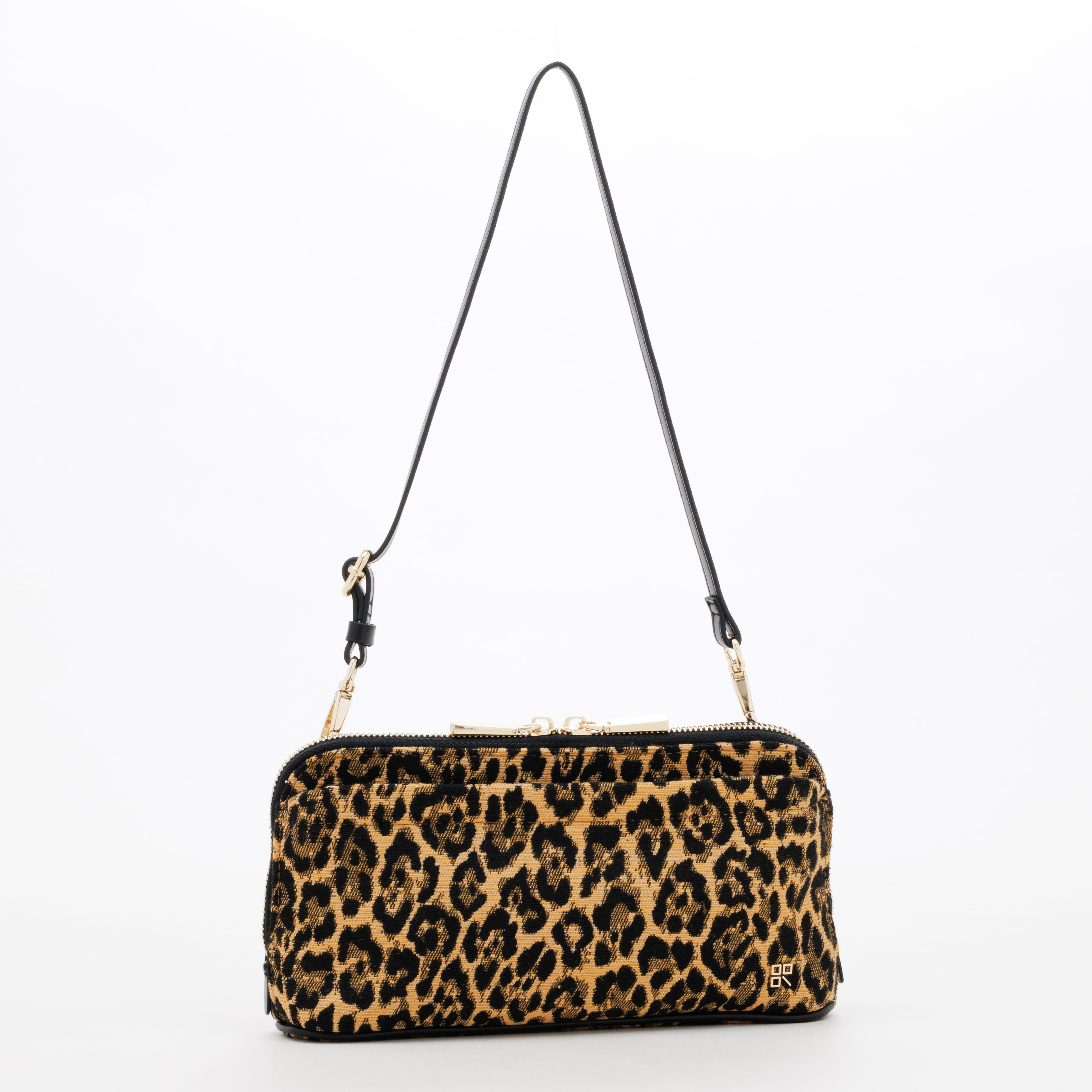 【予約販売】JQ TRAVEL CROSSBODY (Camel Leopard)