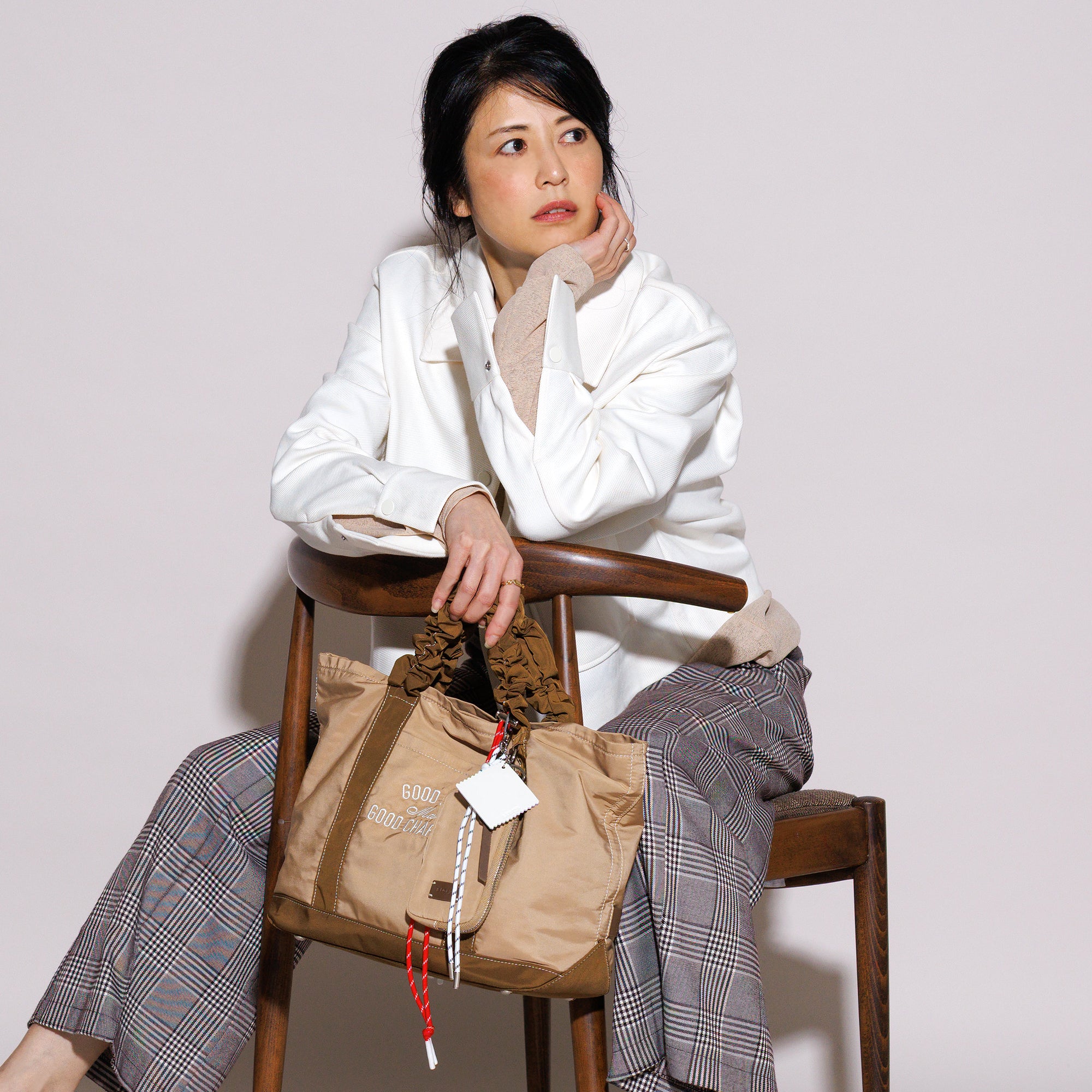 【予約商品】 PL GOOD CHARACTER TOTE L (Off White)