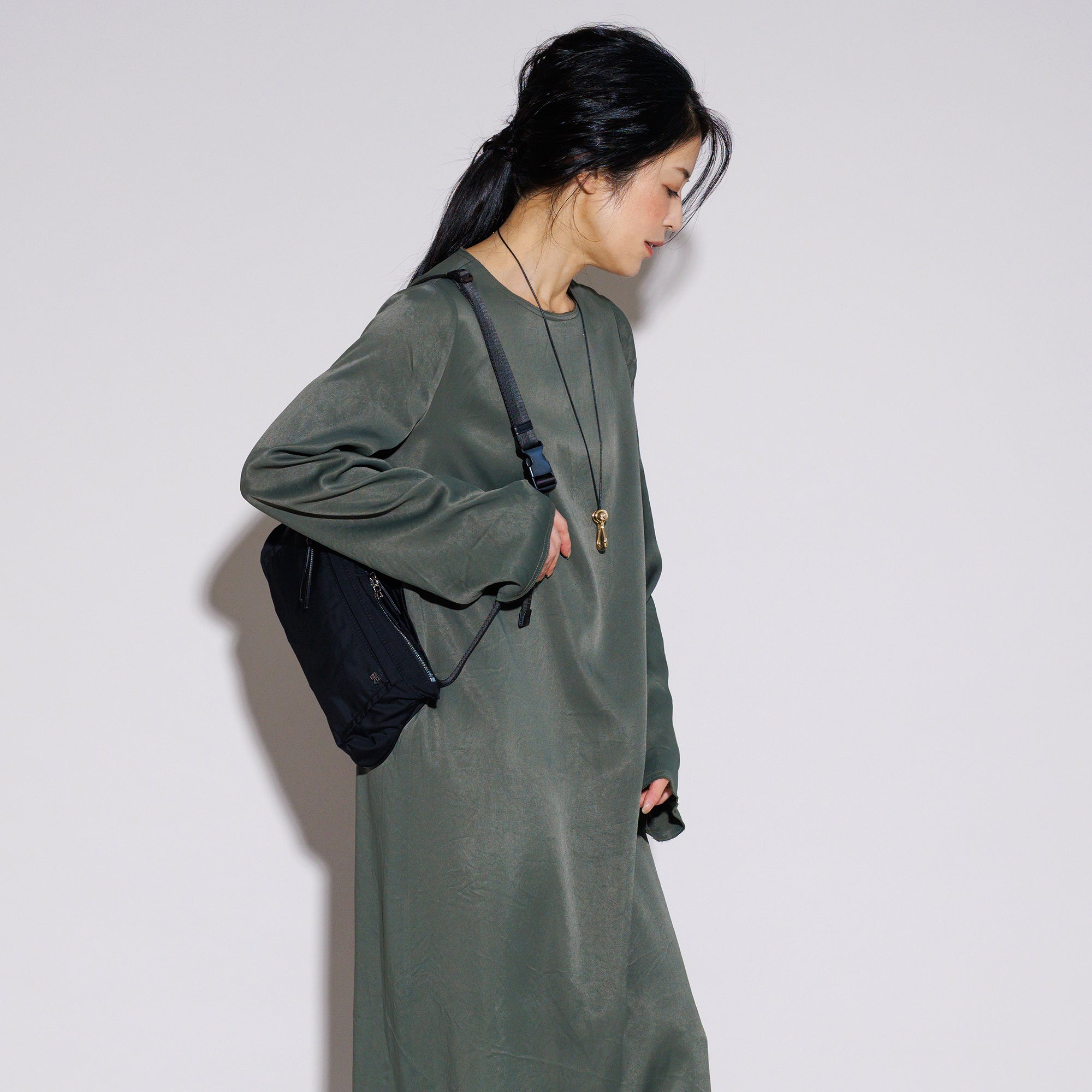 【予約商品】 PL FLAT CROSSBODY (Black)