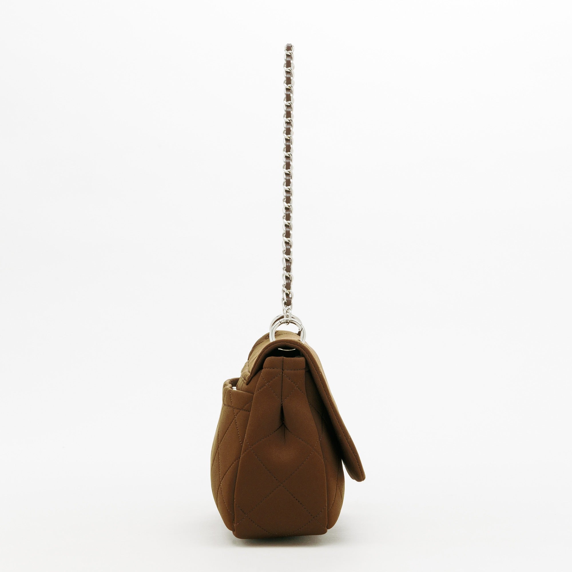 NP FLAP HANDBAG (Dark Brown)
