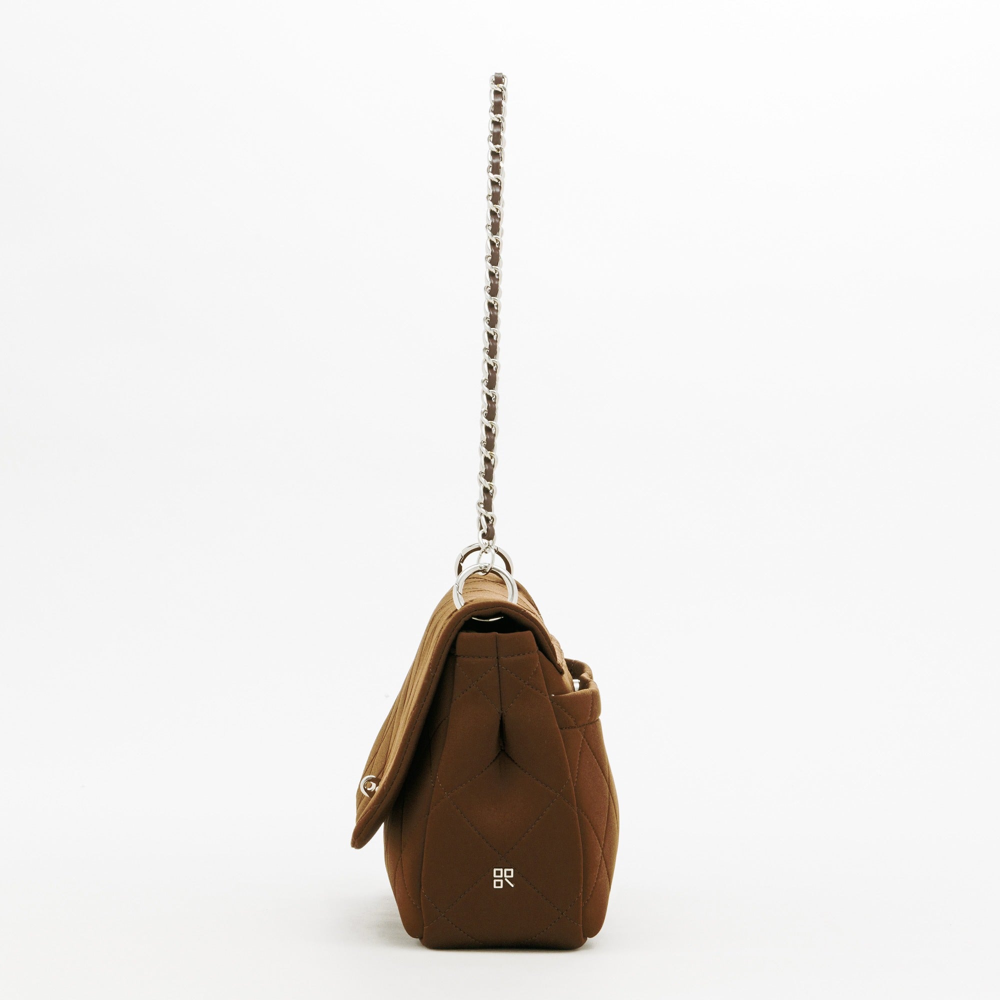NP FLAP HANDBAG (Dark Brown)