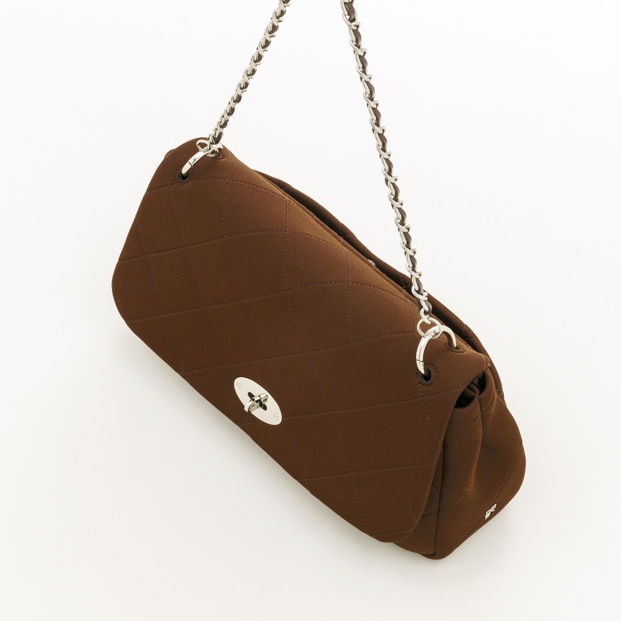 NP FLAP HANDBAG (Dark Brown)