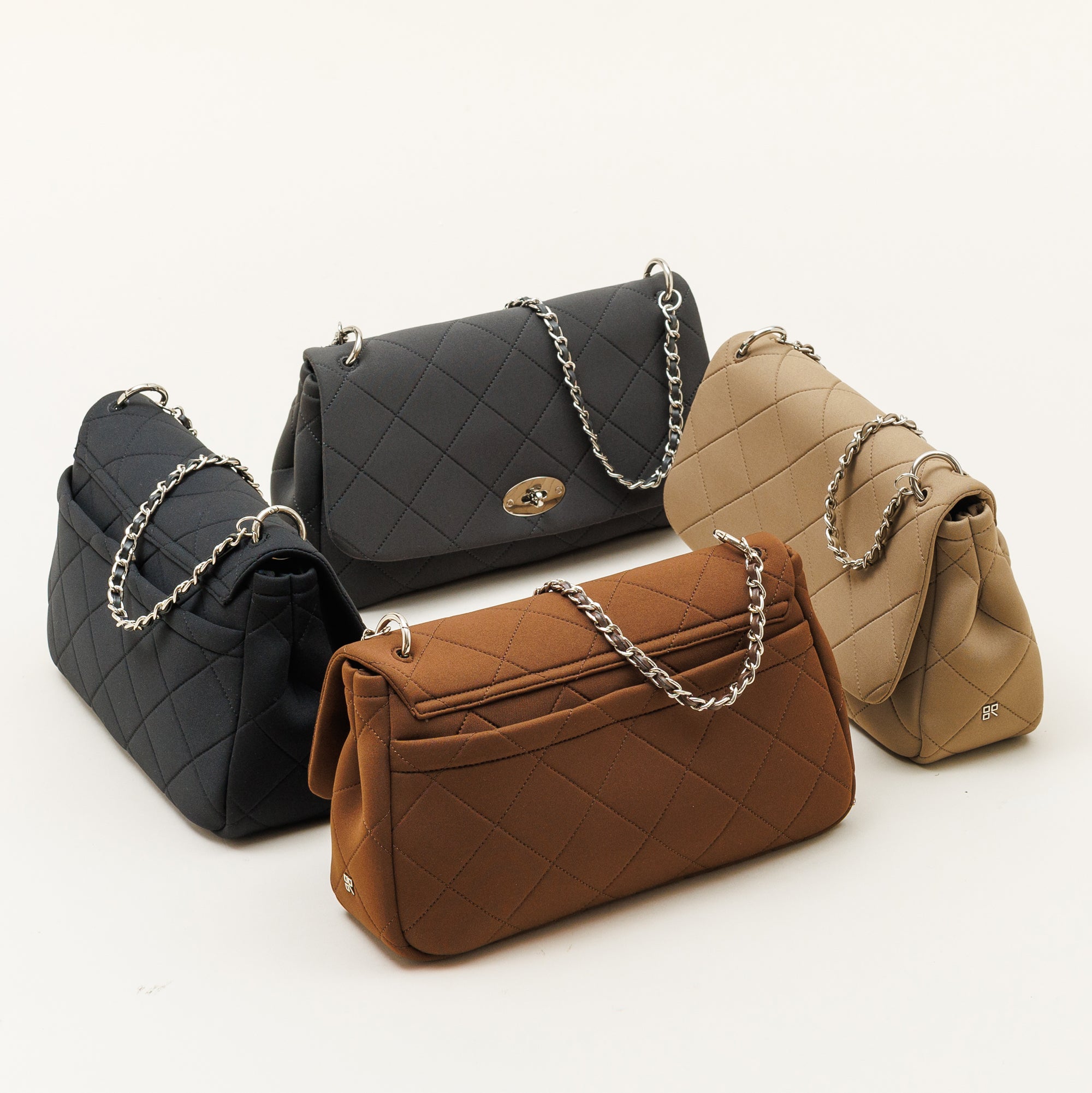 NP FLAP HANDBAG (Dark Brown)