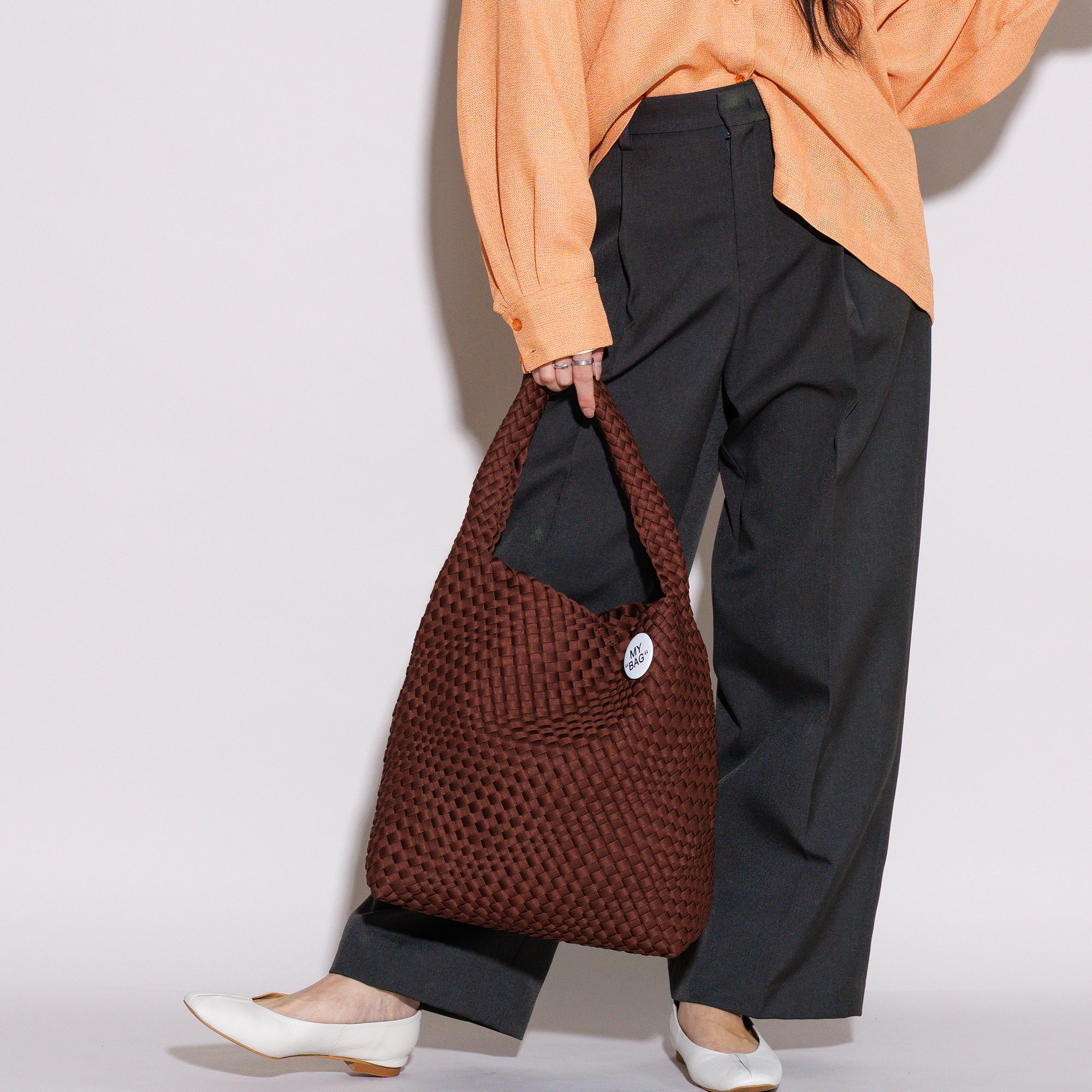 【予約商品】 NP MESH ONESHOULDER L (Brown)