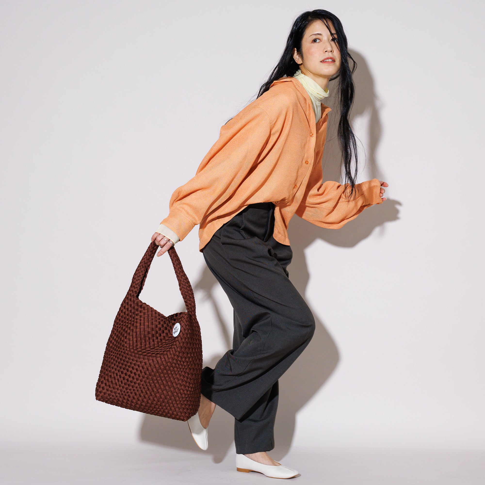 【予約商品】 NP MESH ONESHOULDER L (Brown)