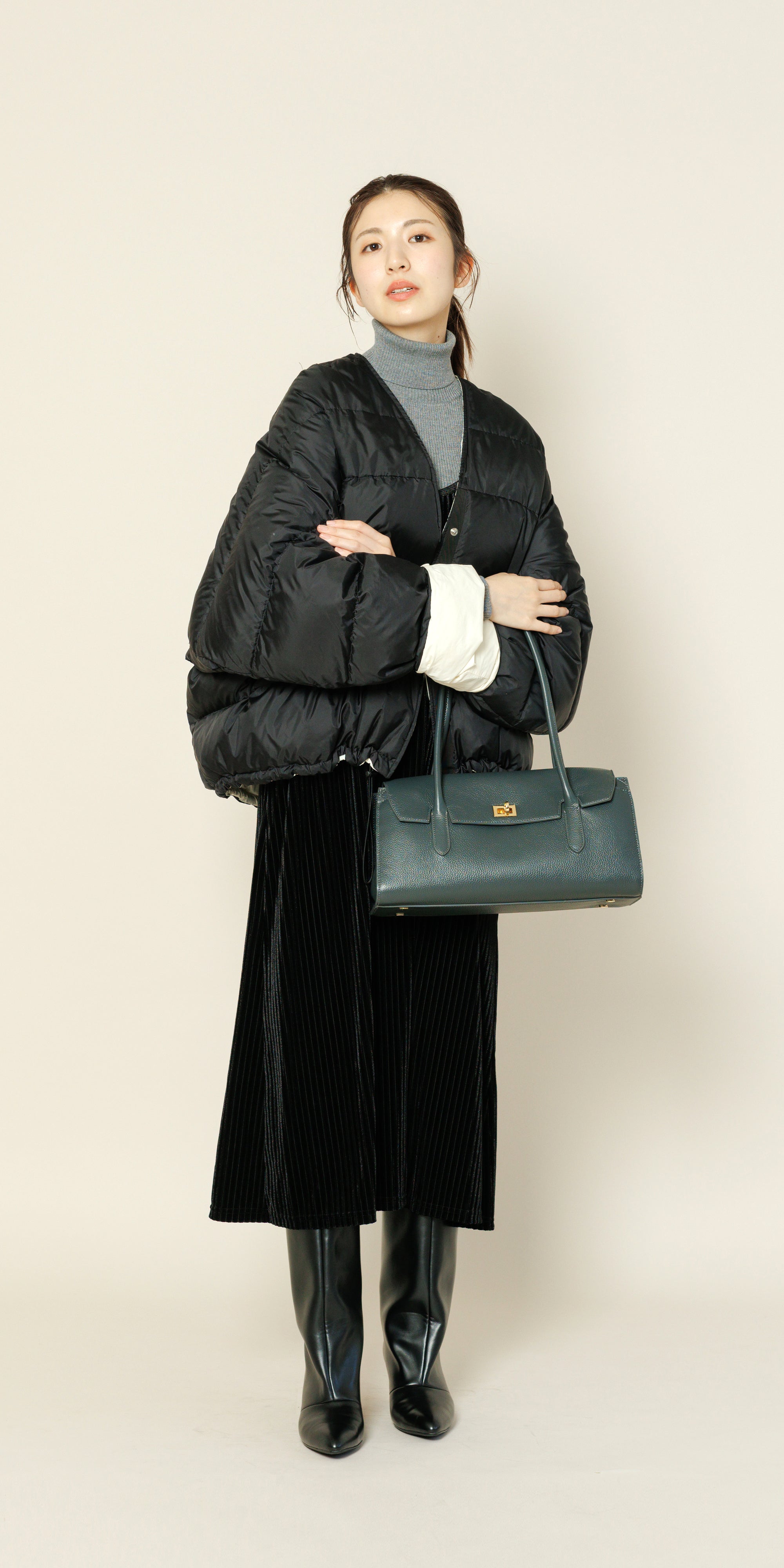 新品❤️ story. ハンドバッグ　黒　レザー　レディース　チャーム付き story. | 公式オンラインストア